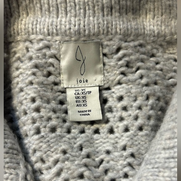 Joie women's XS collared ultra soft button down cardigan sweater - Picture 5 of 7